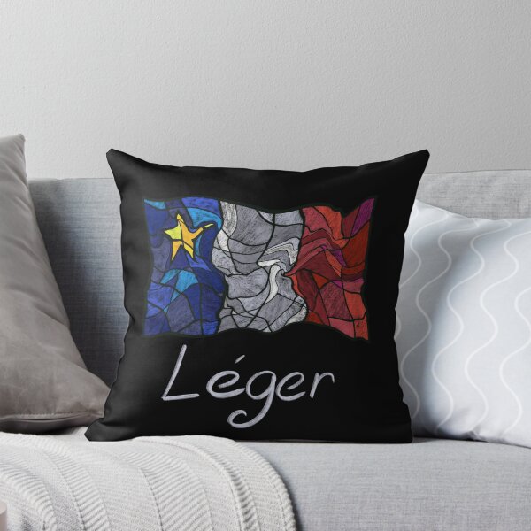 Item preview, Acadian Flag pastel liquid mosaic Léger - Drapeau acadien mosaïque liquide pastel vitrail Léger designed and sold by ColoursOfFrance.