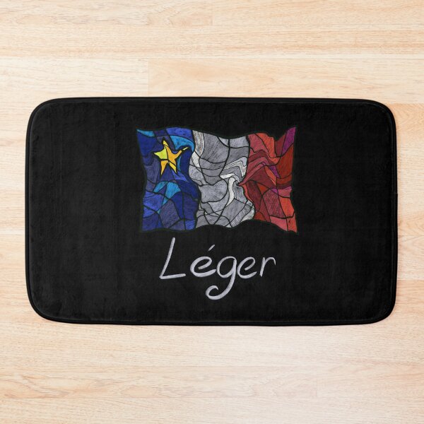 Item preview, Acadian Flag pastel liquid mosaic Léger - Drapeau acadien mosaïque liquide pastel vitrail Léger designed and sold by ColoursOfFrance.