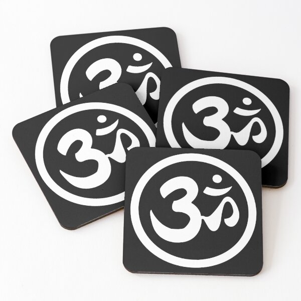 Item preview, White Om Aum HD HQ Symbol Hindi designed and sold by ShamusSleuth.