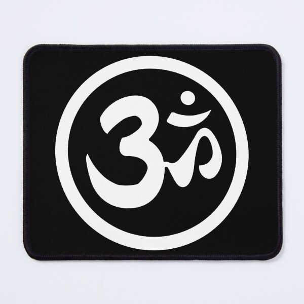 Item preview, White Om Aum HD HQ Symbol Hindi designed and sold by ShamusSleuth.