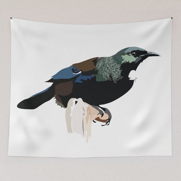 Artikelvorschau, tui neuseeland vogel entworfen und verkauft von Anna McKay.