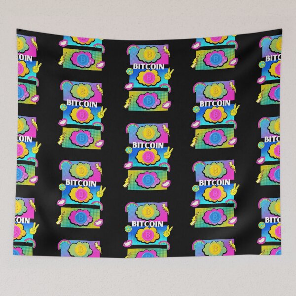 Item preview, Pop Art Bitcoin Cryptocurrency designed and sold by RedSparkle.