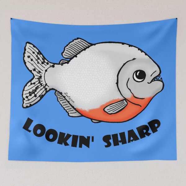 Item preview, Lookin' Sharp Piranha designed and sold by sharkbait83.