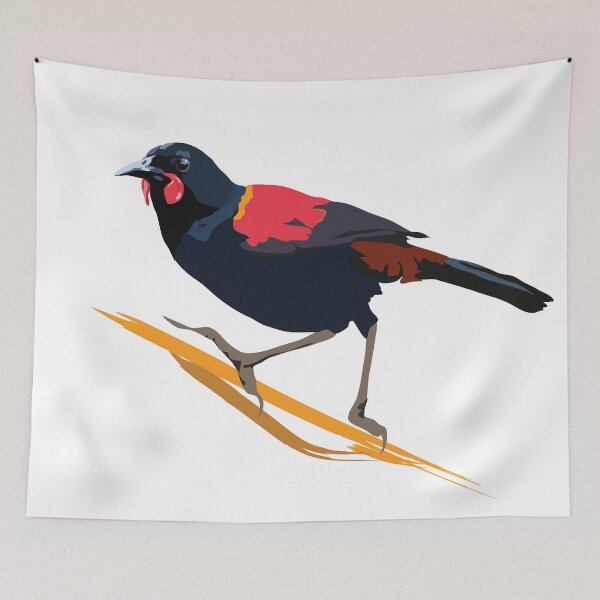 Item preview, Tieke New Zealand bird designed and sold by Anna McKay.