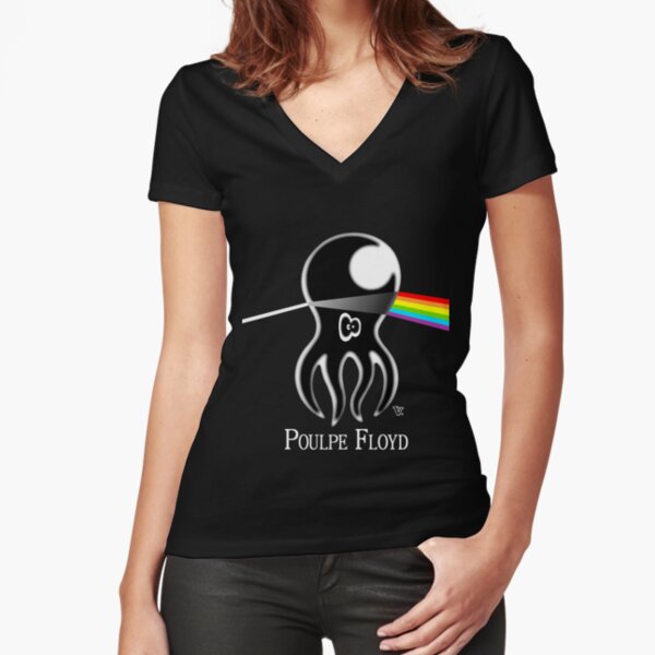 Poulpe Floyd T-shirt moulant col V