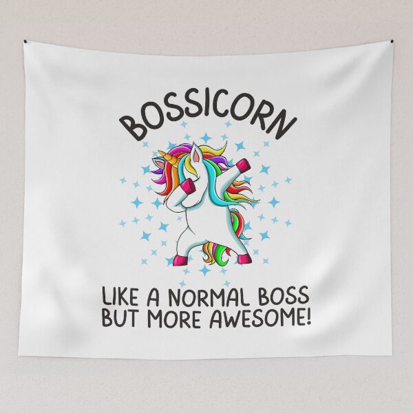 Item preview, Bossicorn like a normal boss but more awesome, Funny Gifts For Bosses who like dabbing unicorns and being awesome designed and sold by Auntieck.