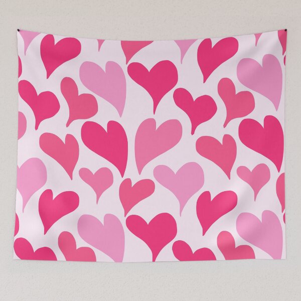Item preview, Pink Heart Seamless Pattern Design designed and sold by Angela Cini.