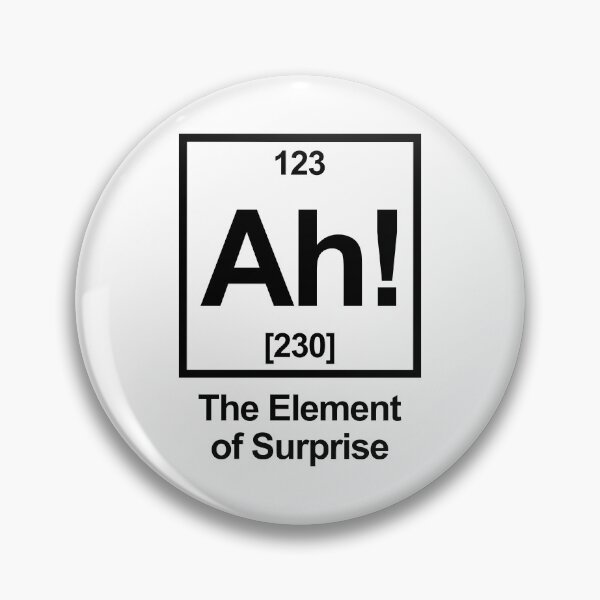 Item preview, Ah The Element Of Surprise Chemistry Periodic Table Humor designed and sold by allysmar.
