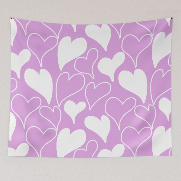Item preview, Pink Heart Seamless Pattern Design designed and sold by Angela Cini.