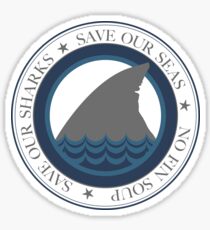 save our sharks Sticker