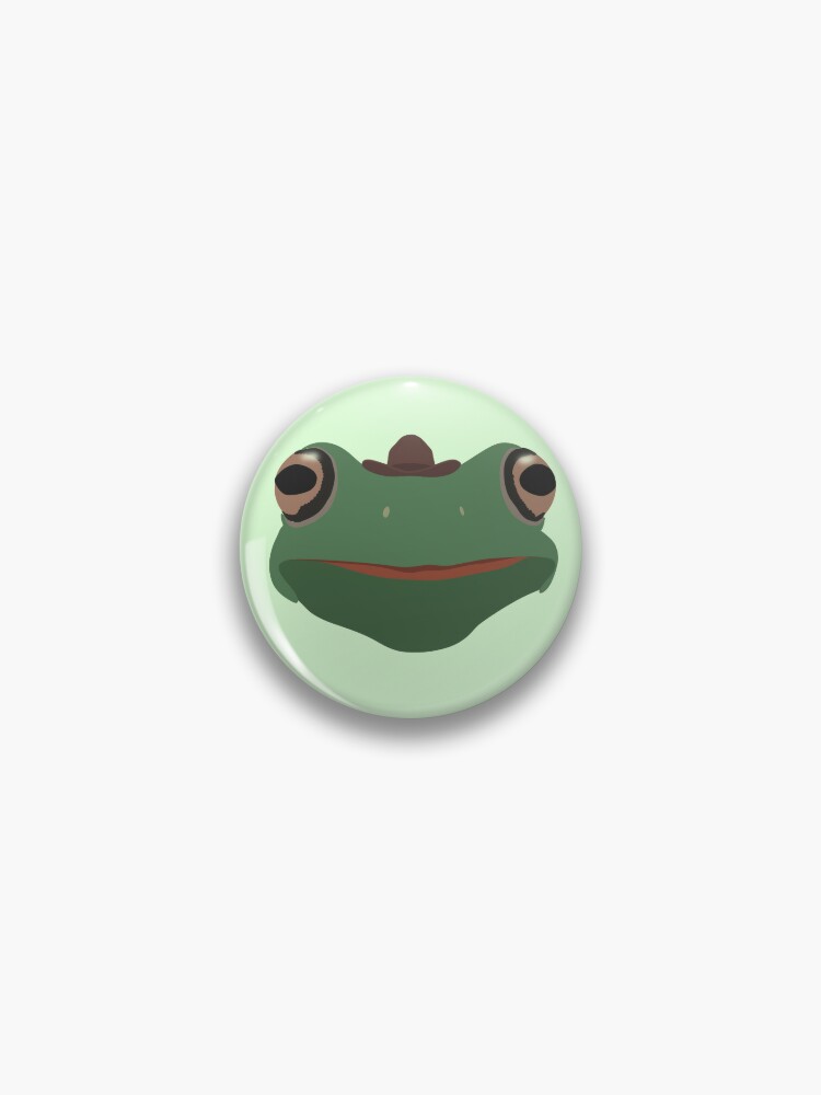 Cowboy Frog Pin