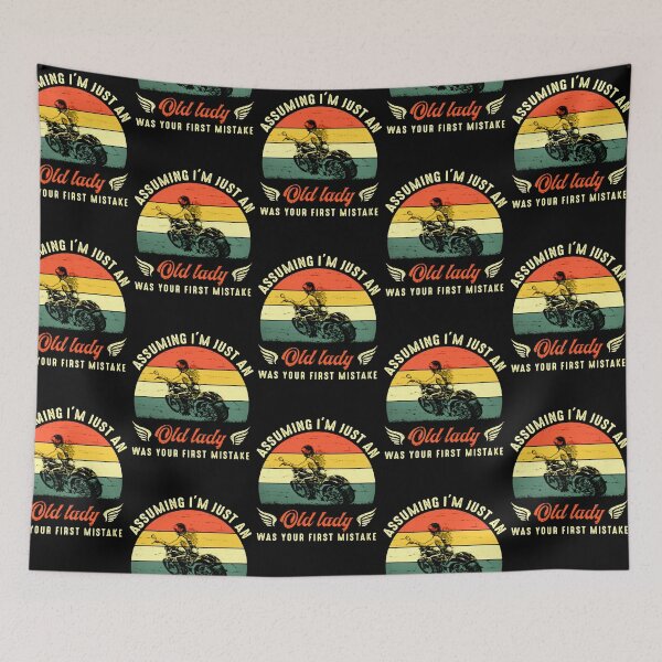 Item preview, Assuming I m just an old lady was your first mistake  designed and sold by smallcatvn.