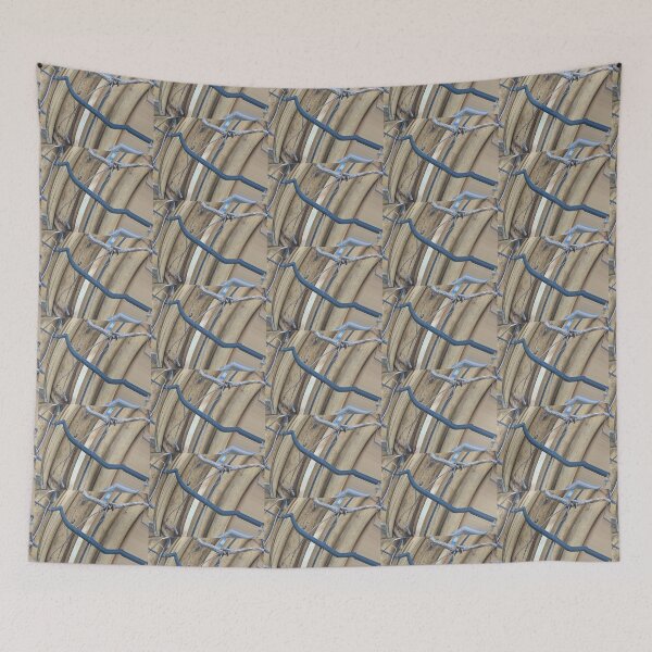 Item preview, Abstract Bamboo with twigs sand colors by Iritof designed and sold by iritof.