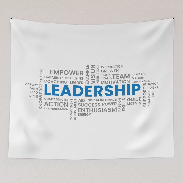 Item preview, Leadership Text Word Cloud designed and sold by Angela Cini.