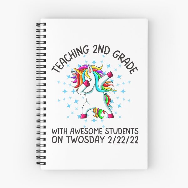 Item preview, Teaching 2nd Grade On Twosday 2.22.22, Fun print for teachers who like dabbing unicorns and being awesome designed and sold by Auntieck.
