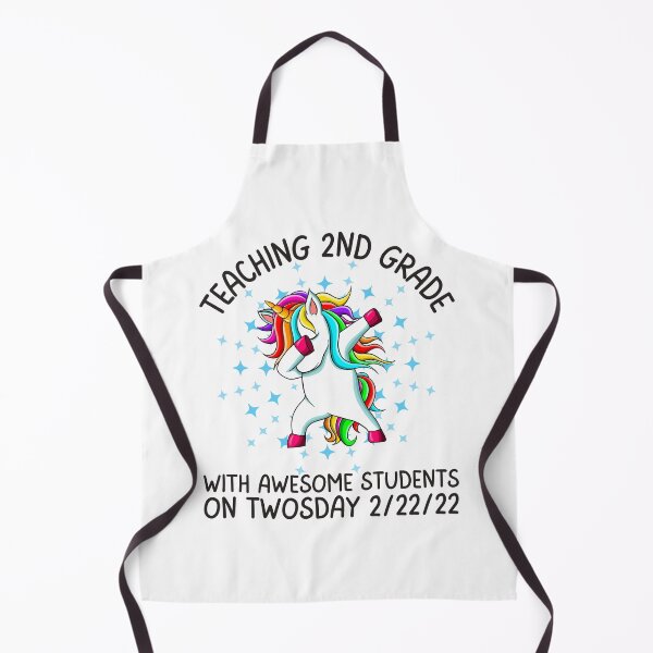 Item preview, Teaching 2nd Grade On Twosday 2.22.22, Fun print for teachers who like dabbing unicorns and being awesome designed and sold by Auntieck.
