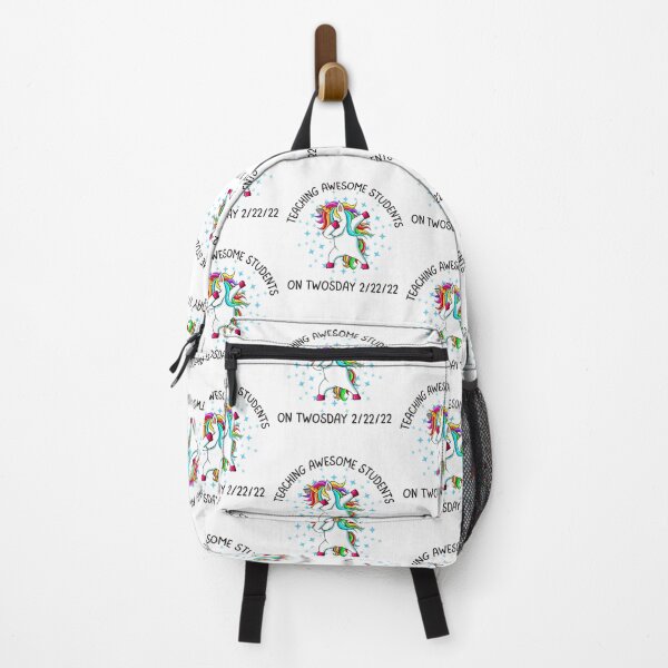 Item preview, Teaching Awesome Students On Twosday 2.22.22, Fun print for teachers who like dabbing unicorns and being awesome designed and sold by Auntieck.