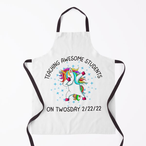 Item preview, Teaching Awesome Students On Twosday 2.22.22, Fun print for teachers who like dabbing unicorns and being awesome designed and sold by Auntieck.