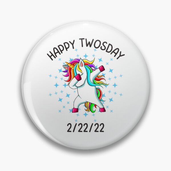Item preview, Happy Twosday 2/22/22, Eat Sleep Be Awesome Repeat, Funny Gifts For Awesome People who like dabbing unicorns and being awesome designed and sold by Auntieck.