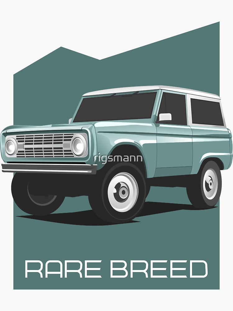 Ford Bronco Rare Breed Charcoal Heather T-Shirt