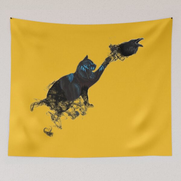 Item preview, Shadow wolf within cat and crow designed and sold by 3metro.