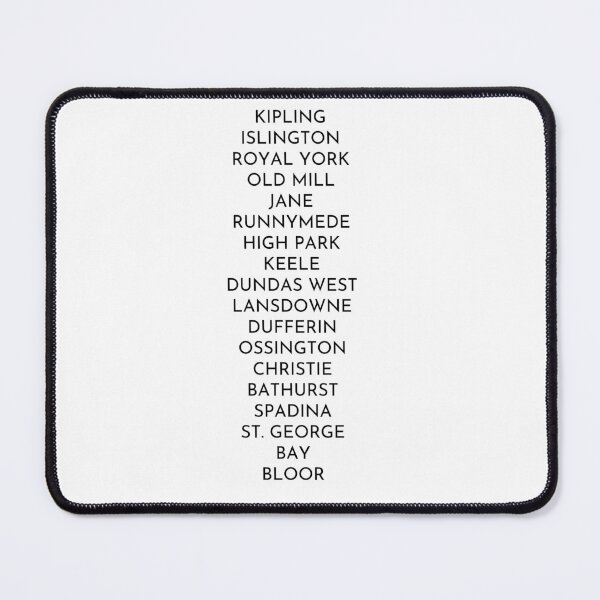 Item preview, Toronto Subway Line 2 designed and sold by MakeItLibbette.