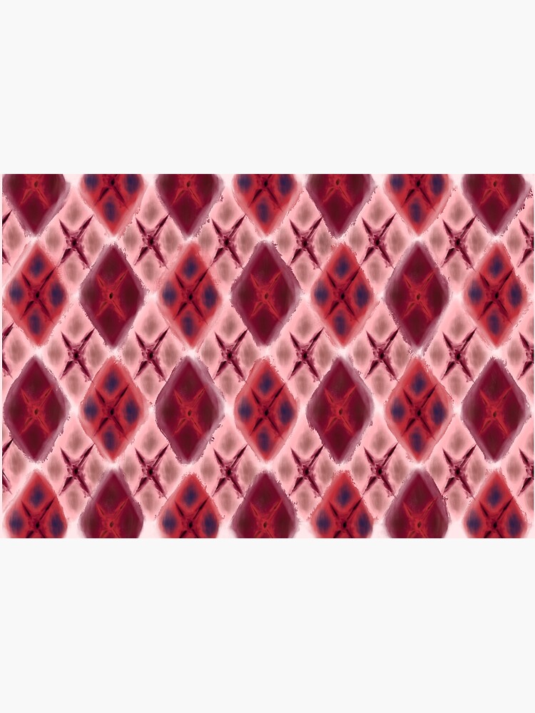 Thumbnail 3 of 3, Journal, Argyle Dragon Scale: Strawberry Valentines Color designed and sold by BlazeraptorGirl.