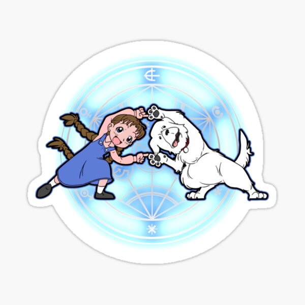 Nina Tucker Dog Filter Meme (Fullmetal Alchemist Brotherhood) Sticker for  Sale by MathildeIsaac