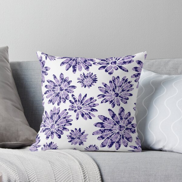 Item preview, Colorful Margaret Flower Floral Textile Repeat Pattern Background designed and sold by Angela Cini.