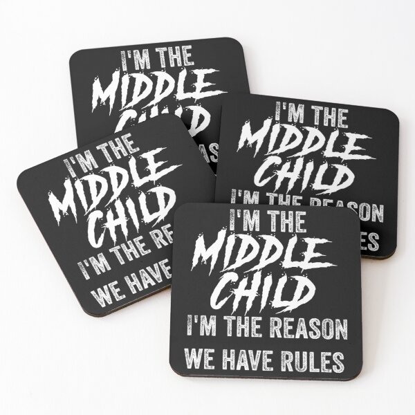 Item preview, I'm The Middle Child The reason We Have Rules Funny Sibling Premium T-Shirt designed and sold by HaiHaiAnh.