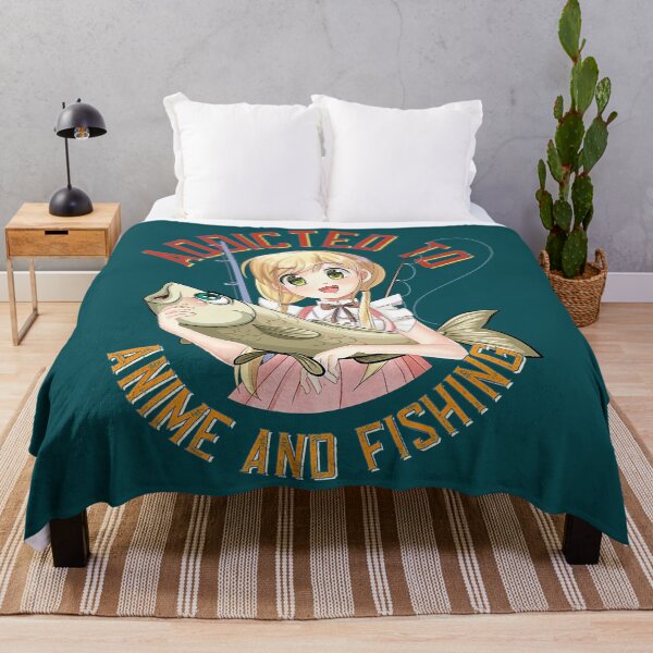 Item preview, Lucky Fishing Gear for Fishermans and Anime Manga Lovers T-Shirt designed and sold by HaiHaiAnh.