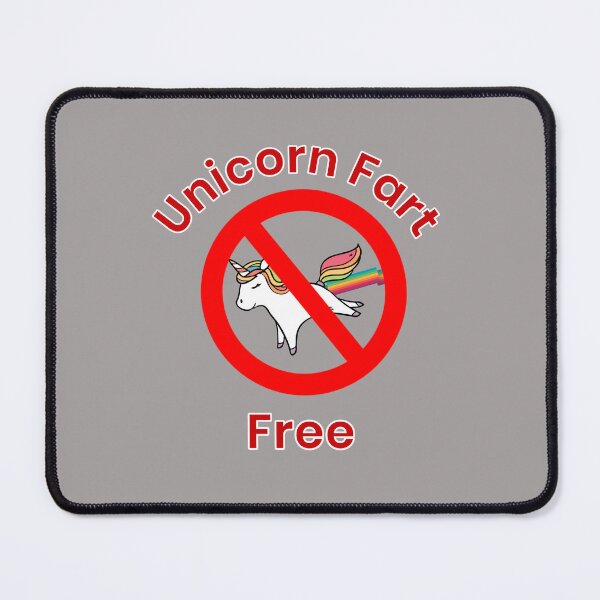 Item preview, Unicorn Fart Free Rainbow Farting Unicorn Design designed and sold by Angela Mello.