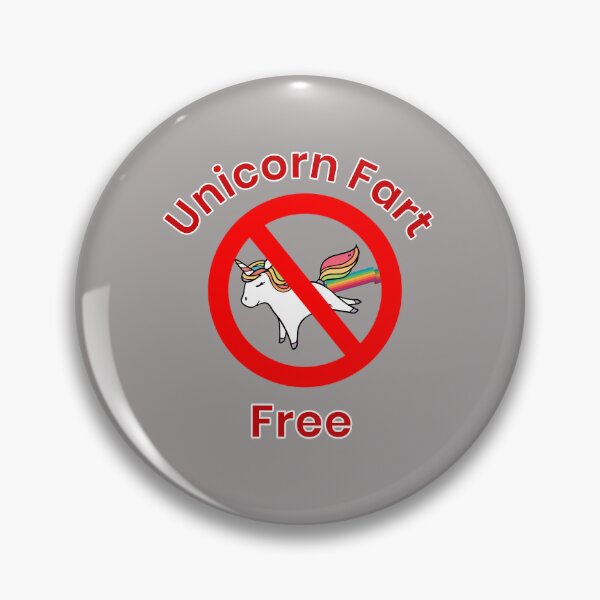 Item preview, Unicorn Fart Free Rainbow Farting Unicorn Design designed and sold by Angela Mello.