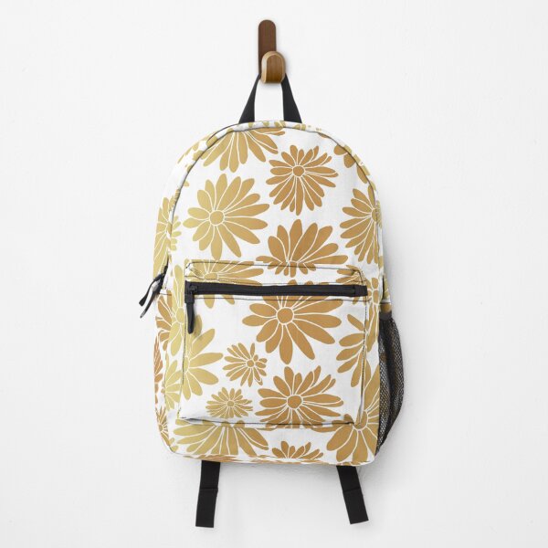 Item preview, Gold Flower Floral Textile Repeat Pattern Background designed and sold by Angela Cini.