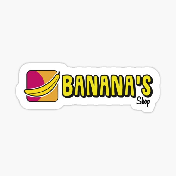 Banana's Shop Sticker