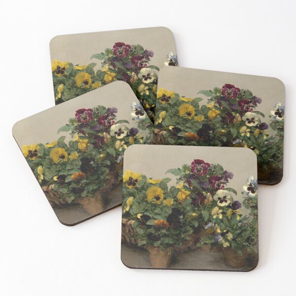 Item preview, Vintage Dark Moody Pansies Dark Academia Gothic European Art designed and sold by chillchar1234.