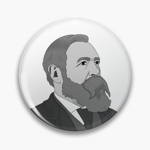 Item preview, Digital Painting of  Friedrich Engels designed and sold by barretoleitej.