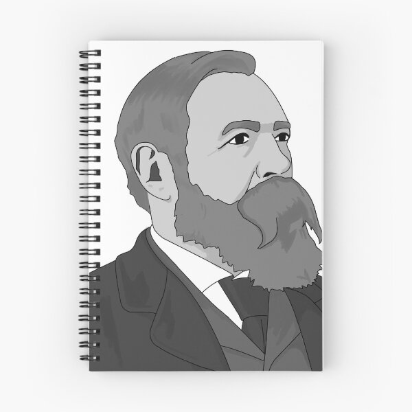 Item preview, Digital Painting of  Friedrich Engels designed and sold by barretoleitej.