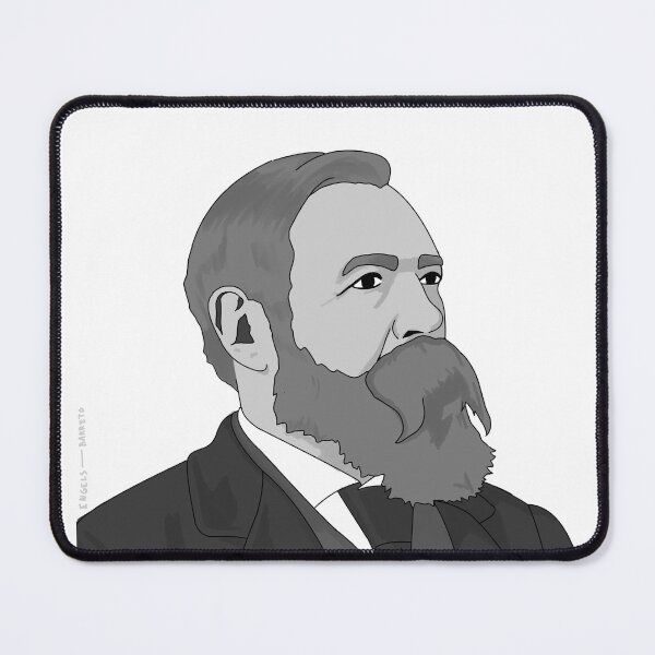 Item preview, Digital Painting of  Friedrich Engels designed and sold by barretoleitej.