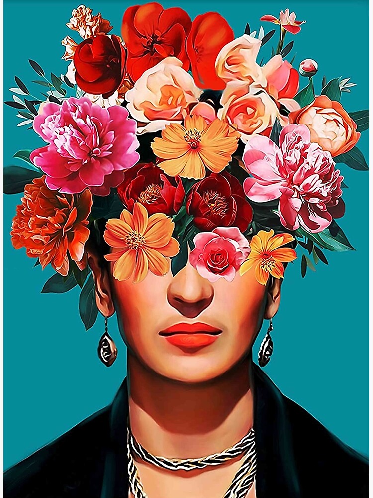 "flower face" Poster for Sale by ameBaxter Redbubble