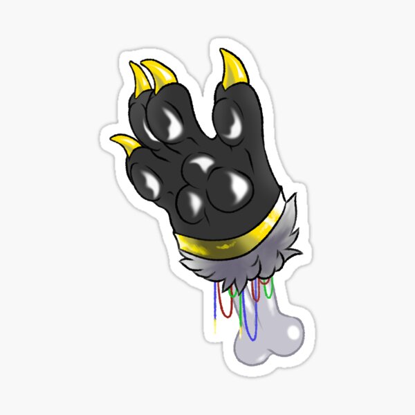 Robot Paw Sticker