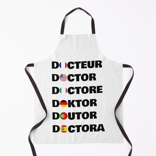 Item preview, Doctor in 6 different languages black designed and sold by Astralia.
