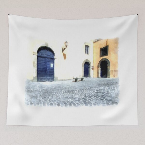 Item preview, Castel Gandolfo glimpse with doors designed and sold by Giuseppe Cocco.
