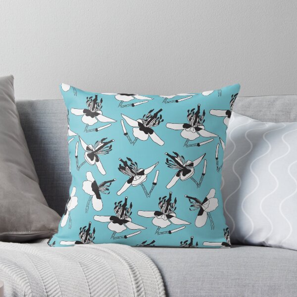Item preview, Blue Pastel Floral Textile Pattern designed and sold by Angela Cini.
