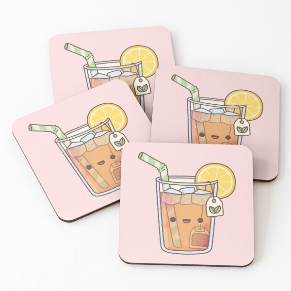 Item preview, Cute Iced Lemon Tea Drink designed and sold by rustydoodle.