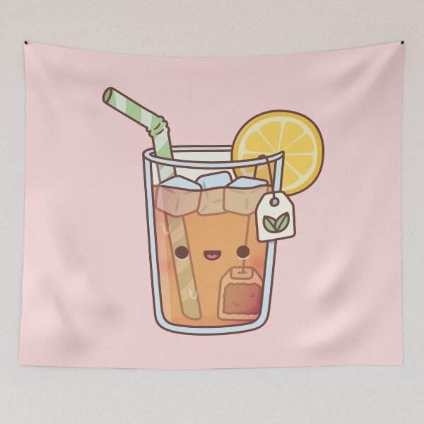 Item preview, Cute Iced Lemon Tea Drink designed and sold by rustydoodle.