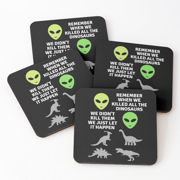 Item preview, two aliens remembering dinosaurs designed and sold by Vicente Saenz jr.