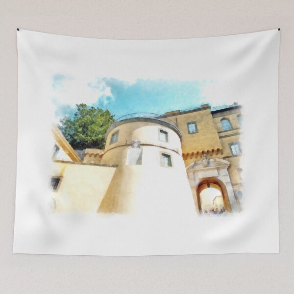 Item preview, Castel Gandolfo glimpse with tower designed and sold by Giuseppe Cocco.