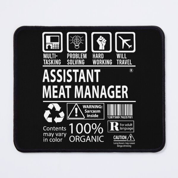 Item preview, Assistant Meat Manager T Shirt - MultiTasking Certified Job Gift Item Tee designed and sold by sabinacsnm.