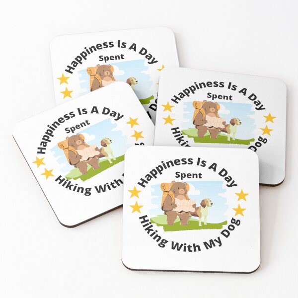 Item preview, Happiness Is A Day Spent Hiking With My Dog designed and sold by Global  Designs.